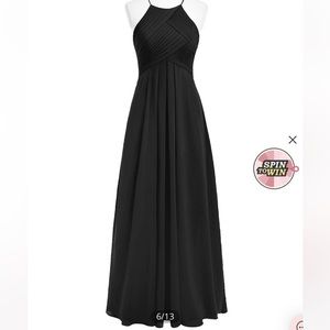 Black Azazie Bridesmaid dress Custom sizing tofit between 4/6 and 5’6/5’7 height